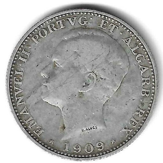 Portugal - 200 Reis 1909 (Km# 549)