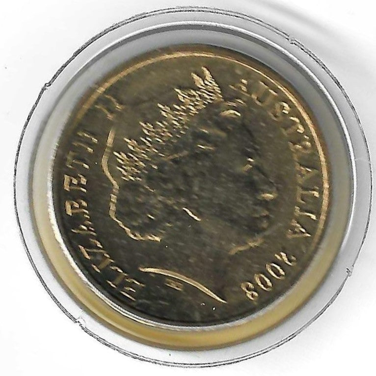 Australia - 1 Dolar 2008 (Km# 1052) 100º Anivº Liga Rugby