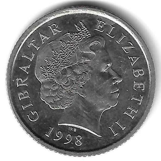 Gibraltar - 10 Pence 1998 (Km# 776)