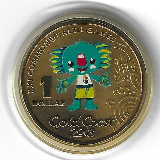 Australia - 1 Dolar 2018 (Km# 3495) Mascote Borobi