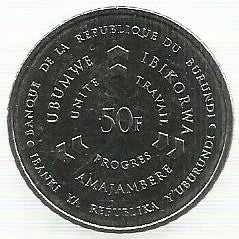 Burundi - 50 Francos 2011 (Km# 22)