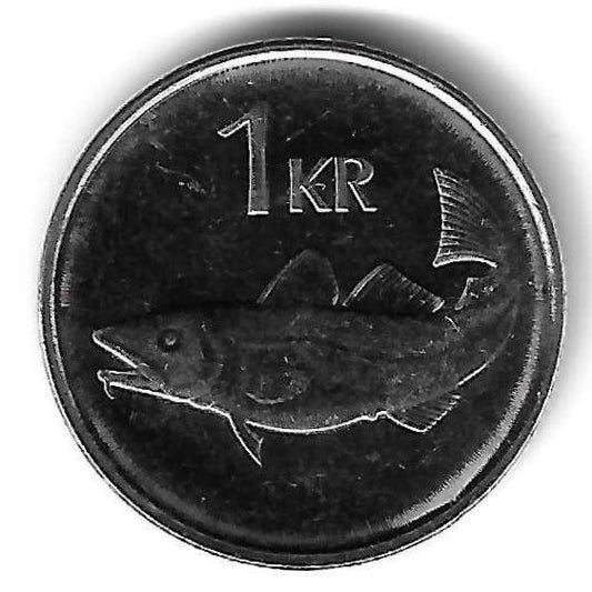Islandia - 1 Krona 2011 (Km# 27a)
