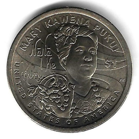 USA - 1 Dolar 2025 (Km# 814) Mary Kavena Pukui