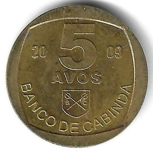 Cabinda - 5 Avos 2009 (Km# ..)