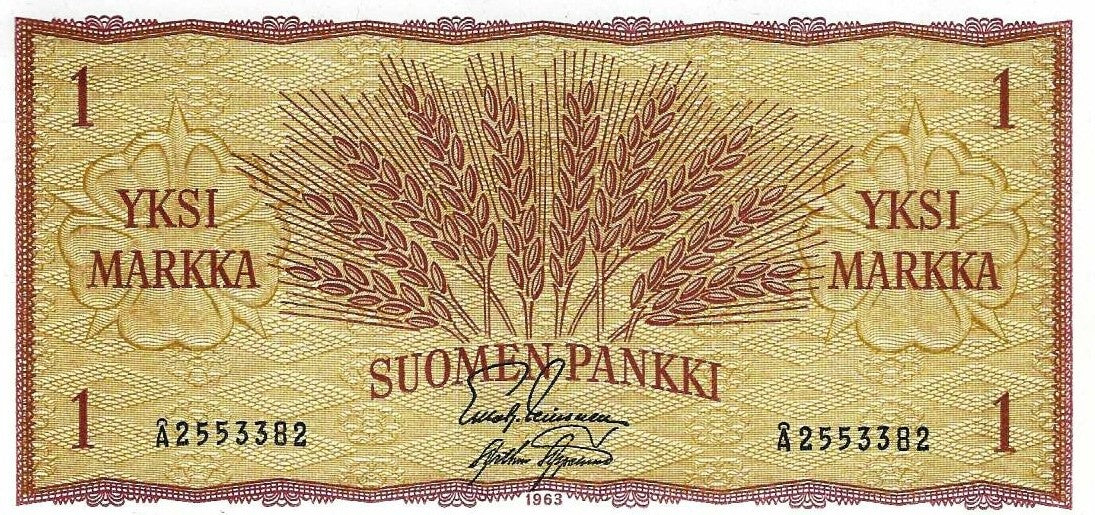 Finlandia - 1 Markka 1963 (# 98a)