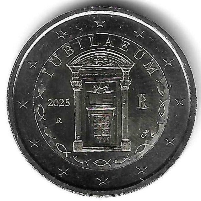 Italia - 2 Euro 2025 (Km# ..) Jubileu
