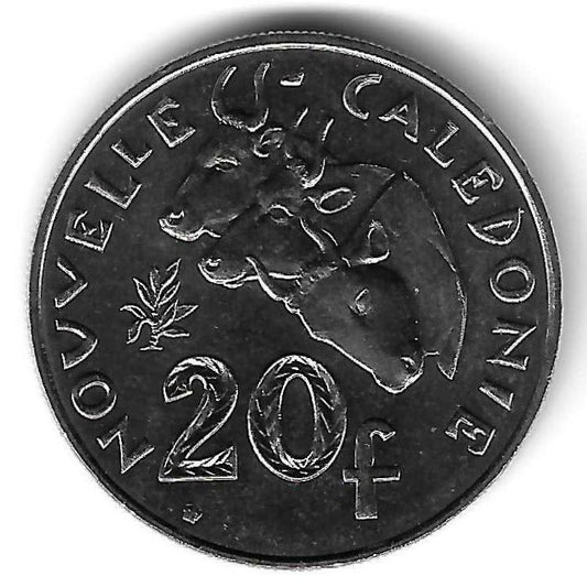 Nova Caledonia - 20 Francos 2013 (Km# 12a)