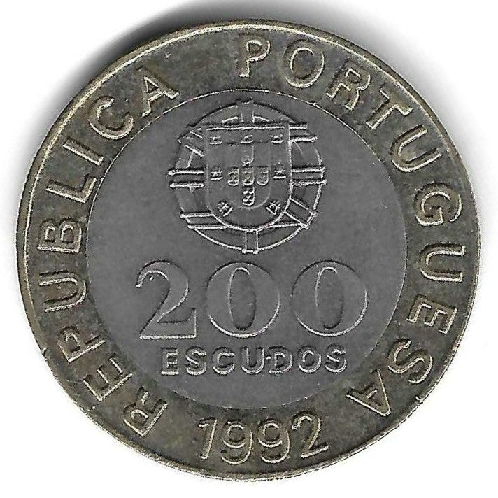 Portugal - 200$00 1992 (Km# 655)