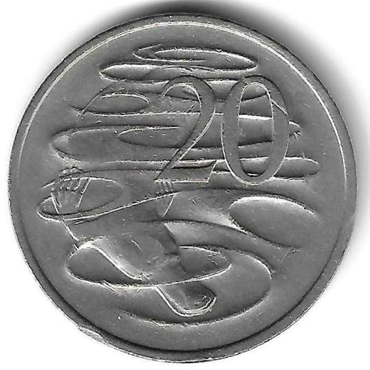 Australia - 20 Centimos 1969 (Km# 66)