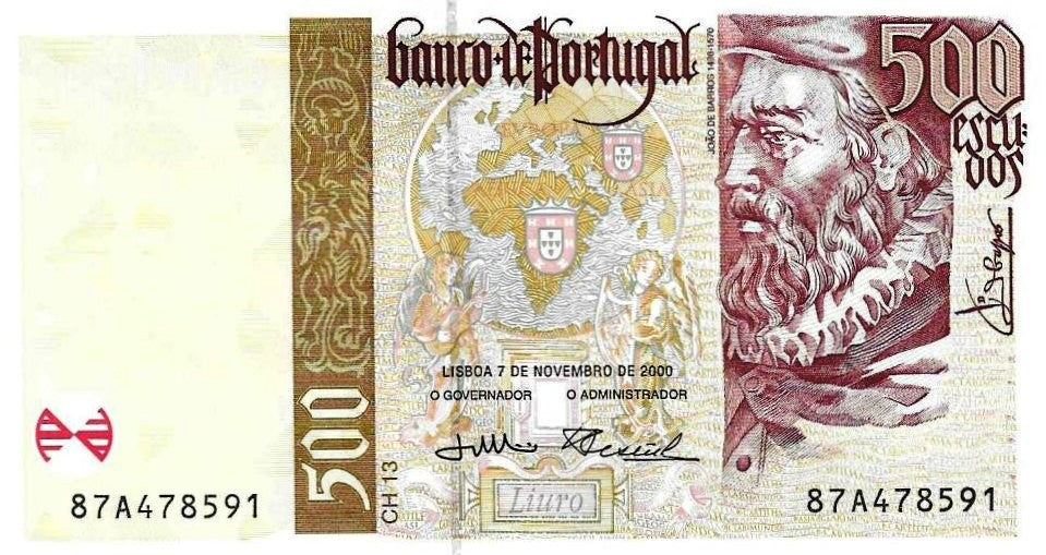 Portugal - 500$00 2000 (# 187c)