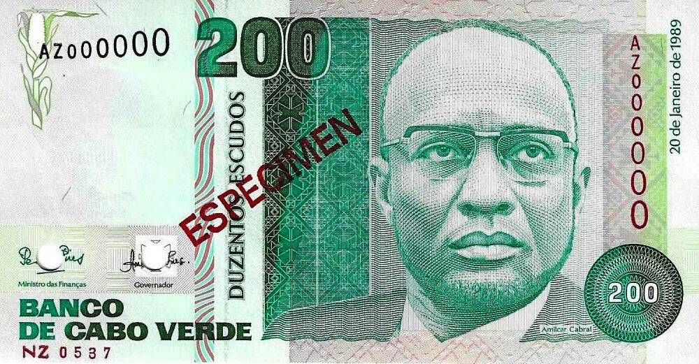 Cabo Verde - 200$00 1989 (# 58s)