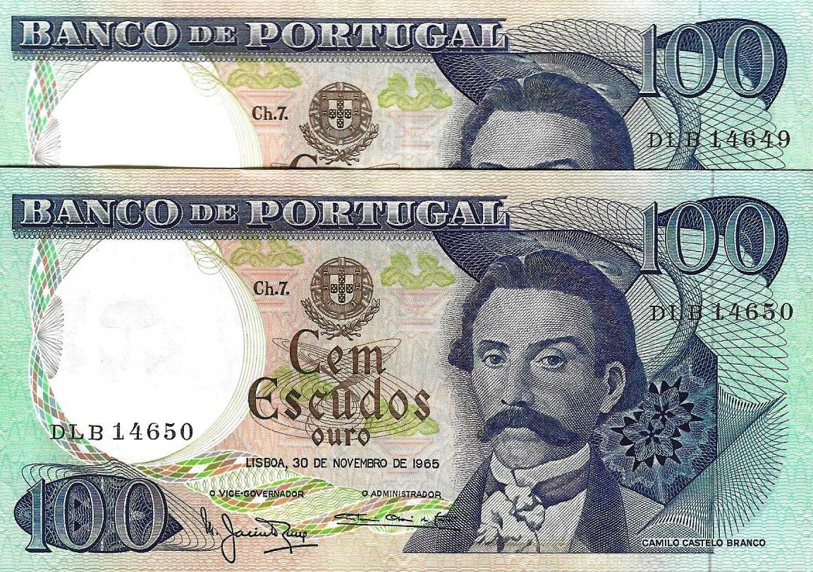 Portugal - 100$00 1965 (# 16a)