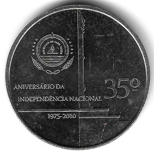 Cabo Verde - 250$00 2010 (Km# 51) 550 Anos Desc. Ilha Cabo Verde