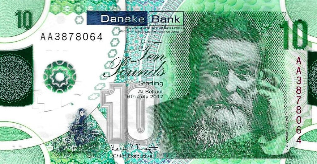 Irlanda Norte - 10 Libras  2017 (# 214)