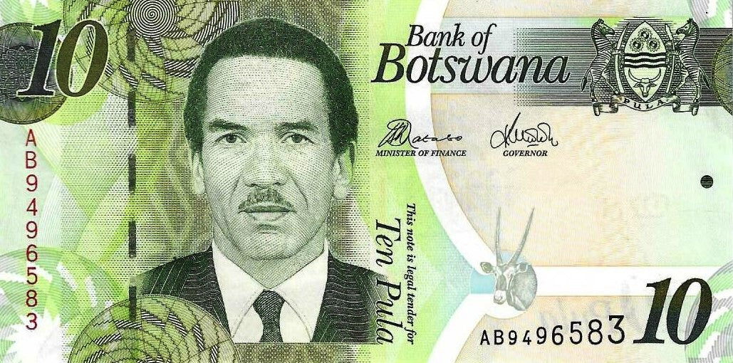 Botswana - 10 Pula 2010 (# 30b)