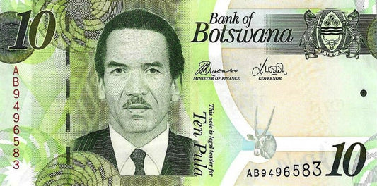 Botswana - 10 Pula 2010 (# 30b)