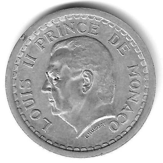 Monaco - 2 Francos 1943 (Km# 121)