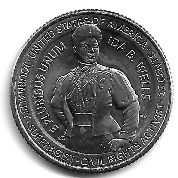 USA - 25 Cents 2025 (Km# 809) Ida B. Wells