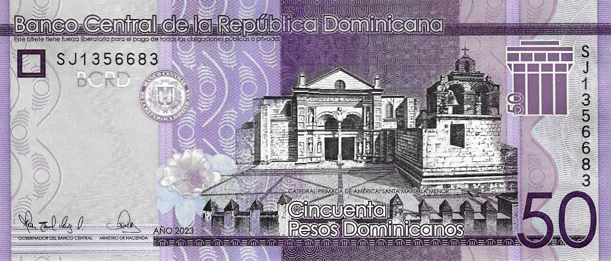 Rep. Dominicana - 50 Pesos 2023 (# 189j)