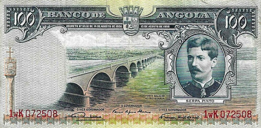 Angola - 100$00 1956 (# 89)