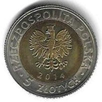 Polonia - 5 Zlotych 2014 (Km# 904) Liberdade