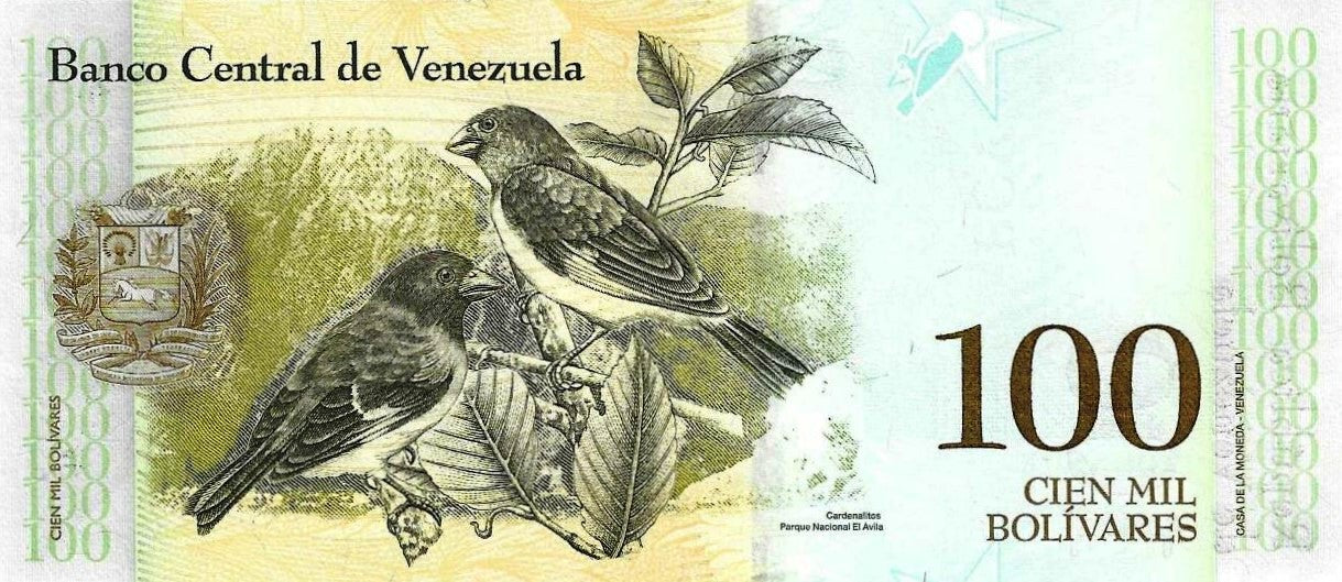 Venezuela - 100000 Bolivares 2017 (# 100b)