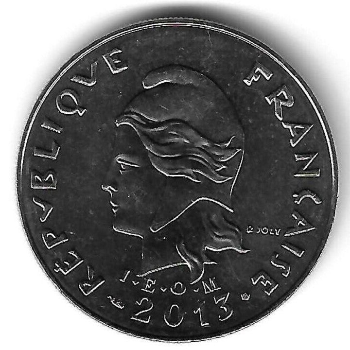 Nova Caledonia - 20 Francos 2013 (Km# 12a)