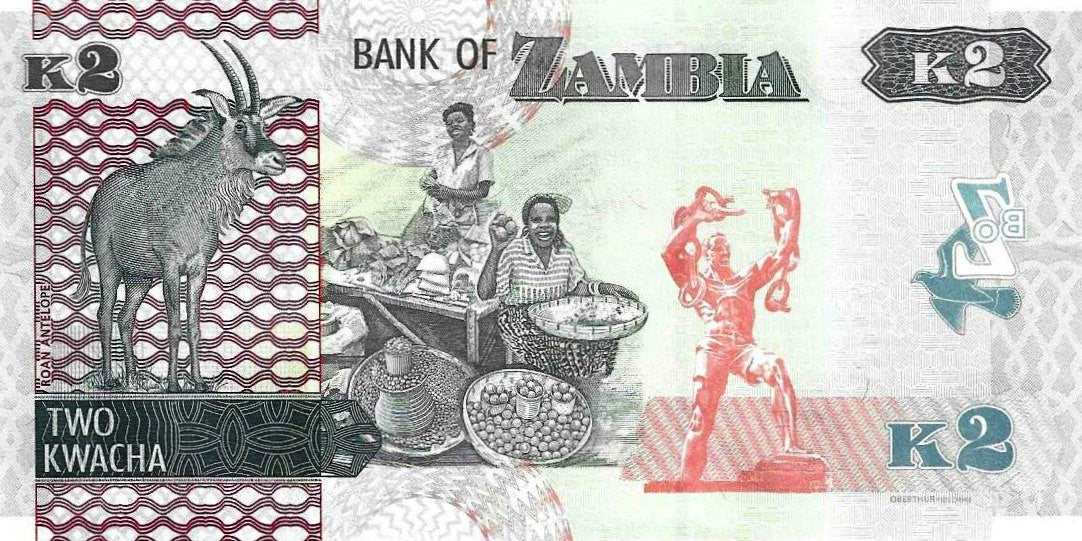 Zambia - 2 Kwacha 2020 (# 56c)