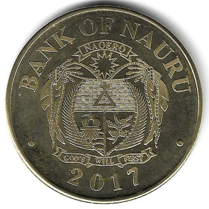 Nauru - 5 Dolares 2017 (Km# ..) Uss Missouri