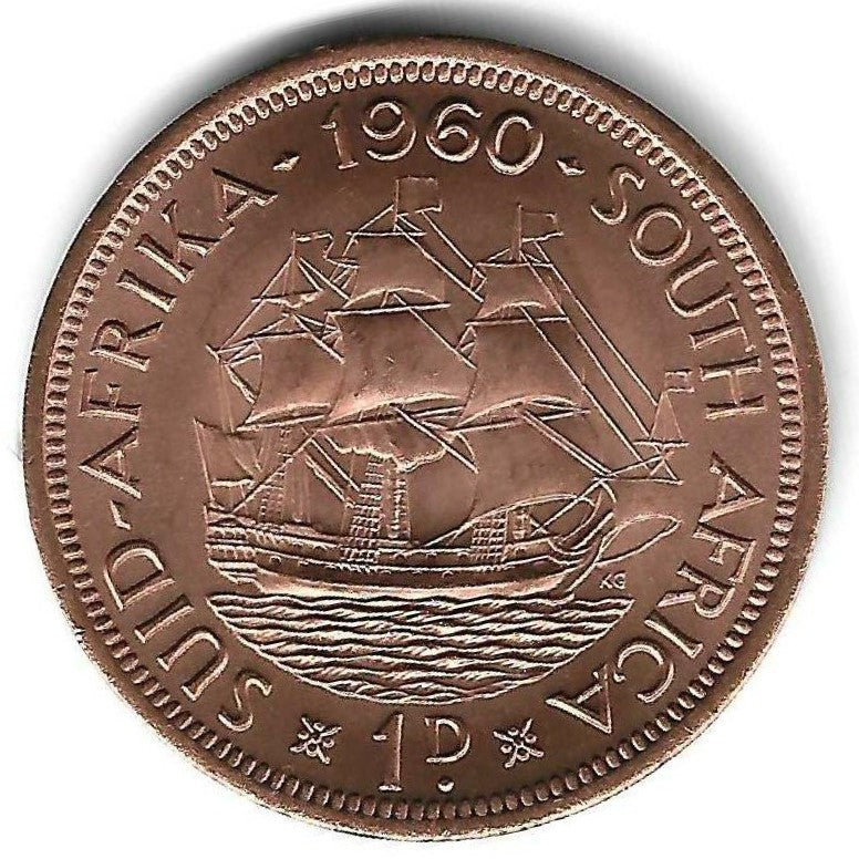 Africa Sul - 1 Penny  1960 (Km# 46)
