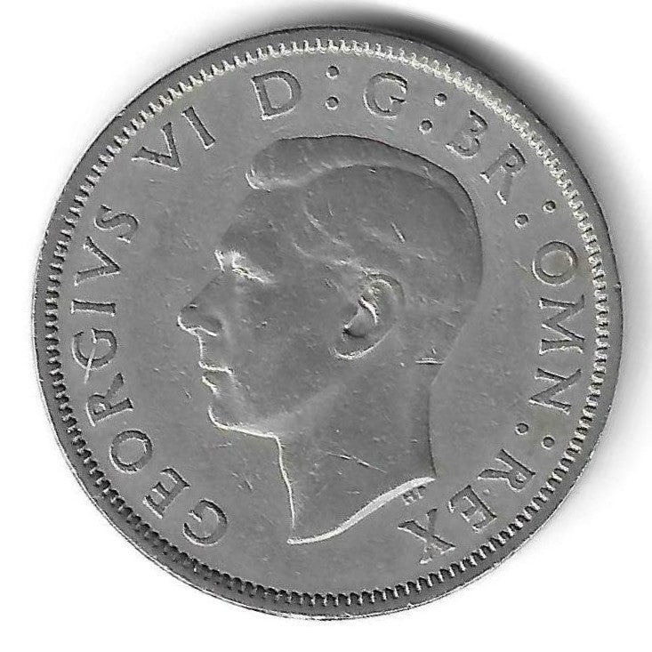 Inglaterra - 2 Shillings 1949 (Km# 878)