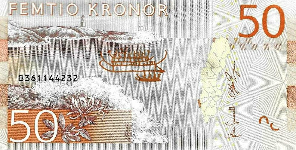 Suécia - 50 Kronor 2015 (# 70a)