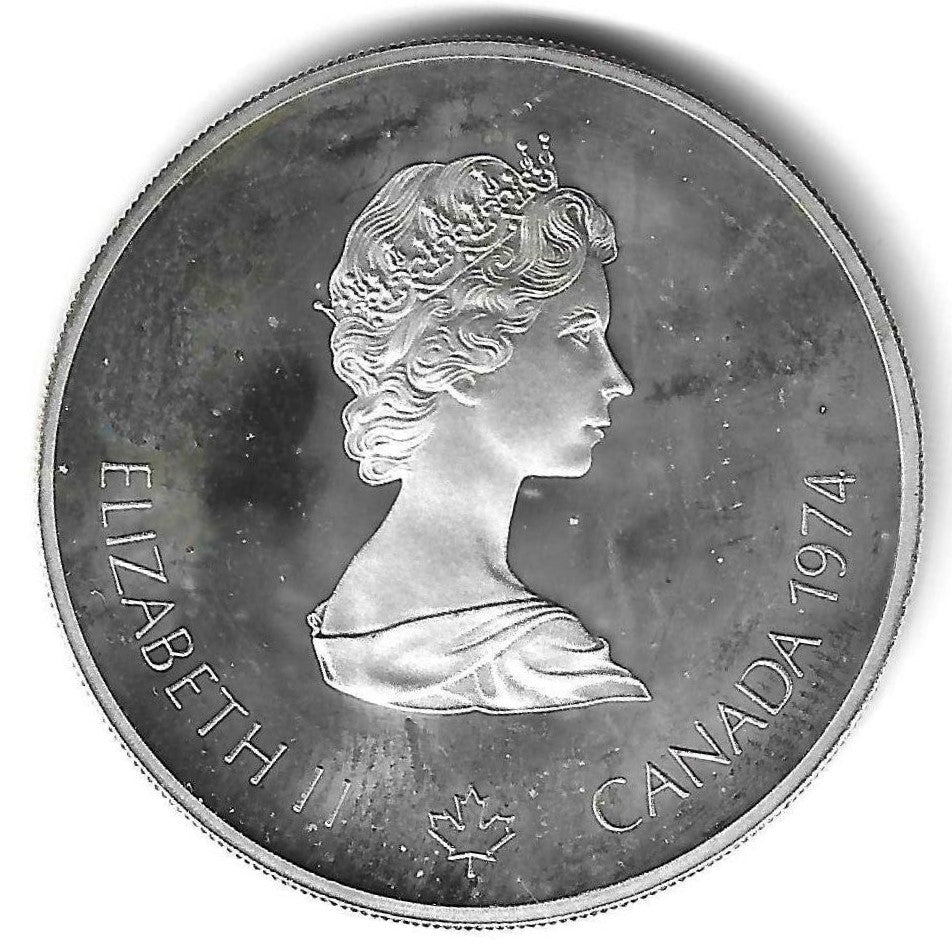 Canada - 5 Dolares 1975 (Km# 100)  Natação