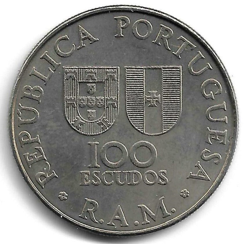 Portugal - 100$00 1981 (Km# 5)    Zarco