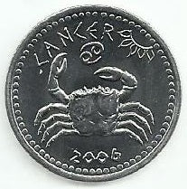 Somalilândia - 10 Shillings 2006 (Km# 12) Caranguejo