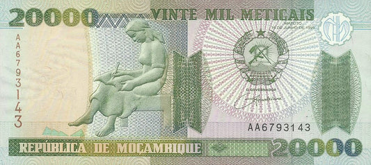 Moçambique - 20000 Meticais 1999 (# 140)