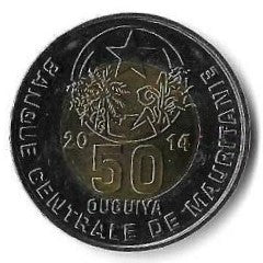 Mauritania - 50 Ouguiya 2014 (Km# 9)