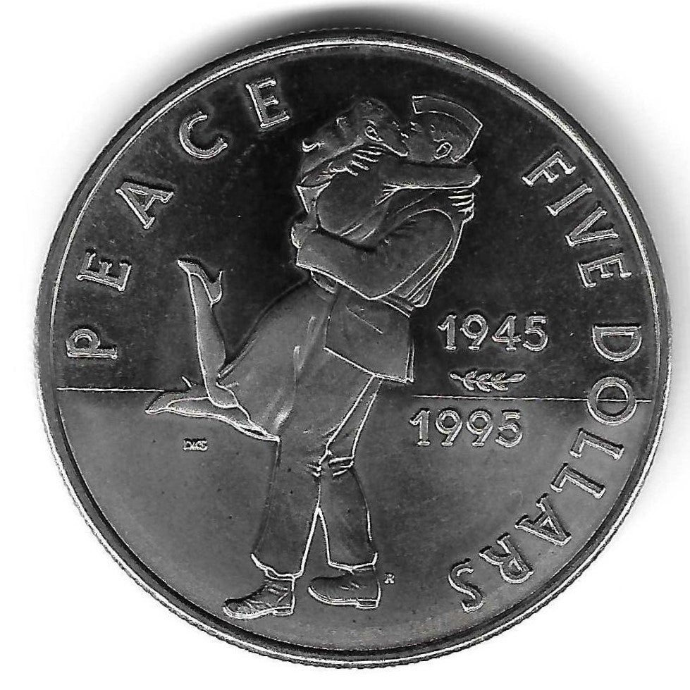 Ilhas Marshall - 5 Dolares 1995 (Km# 266) Paz