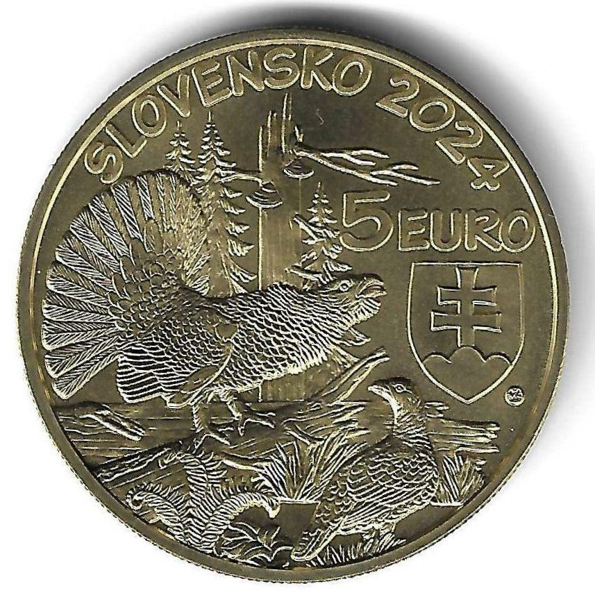 Eslovaquia - 5 Euro 2024 (Km# ..) Tetraz