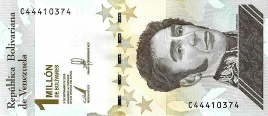 Venezuela - 1000000 Bolivares 2020 (# 114)