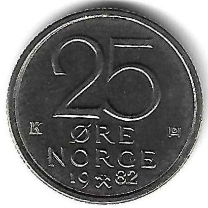Noruega - 25 Ore 1982 (Km# 417)
