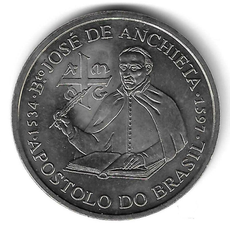 Portugal - 200$00 1997 (Km# 699) Jose de Anchieta