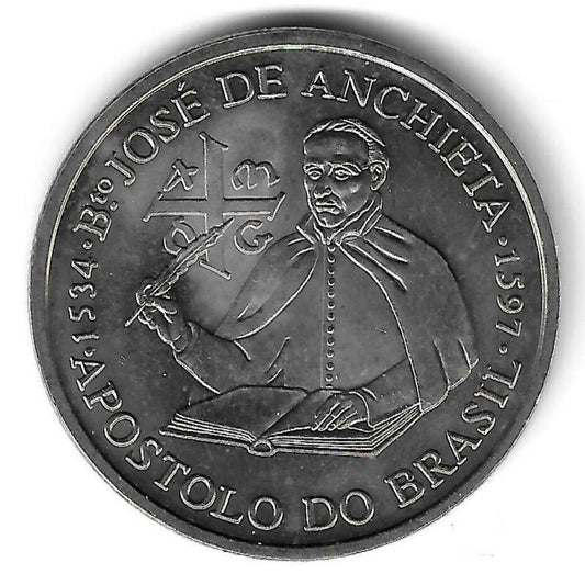 Portugal - 200$00 1997 (Km# 699) Jose de Anchieta