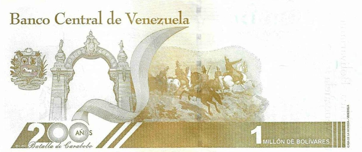 Venezuela - 1000000 Bolivares 2020 (# 114)