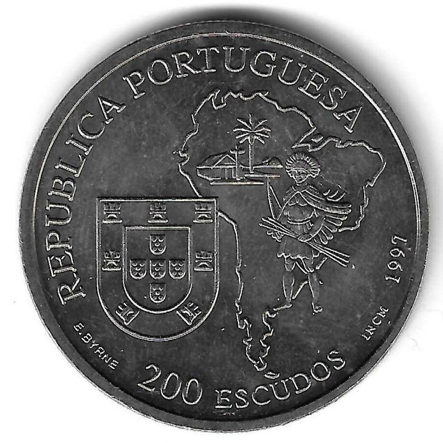 Portugal - 200$00 1997 (Km# 699) Jose de Anchieta
