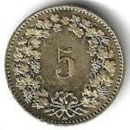 Suiça - 5 Rappen 2010 (Km# 26c)