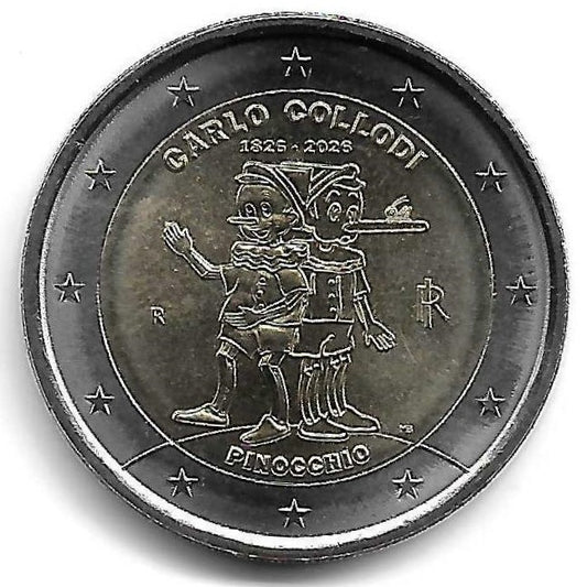 Itália - 2 Euro 2026 (Km# ..) Carlo Callodi - Pinoquio