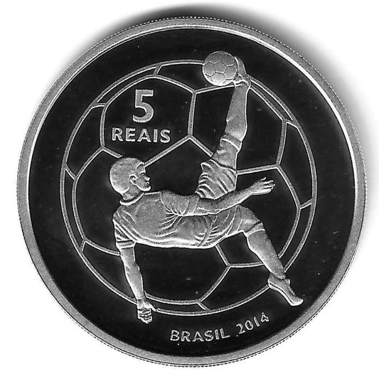 Brasil - 5 Reais 2014 (Km# 701) Mascote