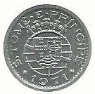 S.T. Principe - 10 Centavos 1971 (Km# 15a)