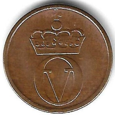 Noruega - 1 Ore 1972 (Km# 403)